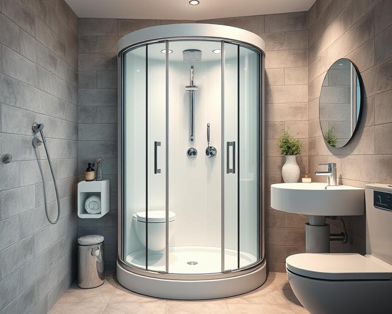 Jak wybrać idealną kabinę prysznicową do małej łazienki