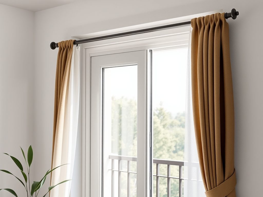 Karnisz do okna balkonowego: jak wybrać i zamontować, by nie przeszkadzał w otwieraniu drzwi Karnisz do okna balkonowego: jak wybrać i zamontować, by nie przeszkadzał w otwieraniu drzwi