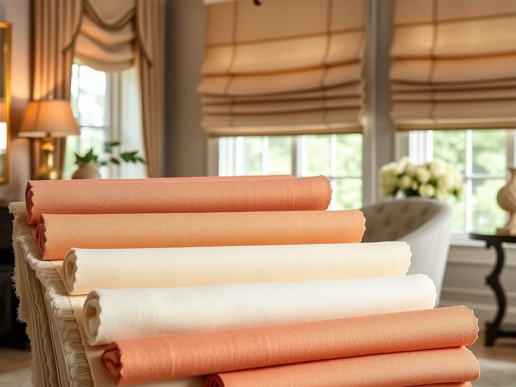 Jak wybrać tkaninę do rolet rzymskich, by połączyć funkcjonalność z estetyką wnętrza