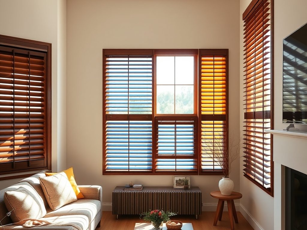 Żaluzje drewniane do salonu: jak wybrać i zamontować trwałe oraz stylowe osłony okienne
