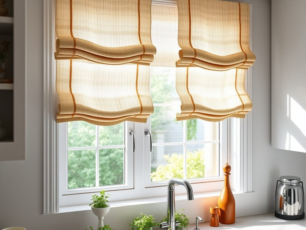 Rolety rzymskie do kuchni: jak wybrać funkcjonalne i łatwe w utrzymaniu osłony okienne?