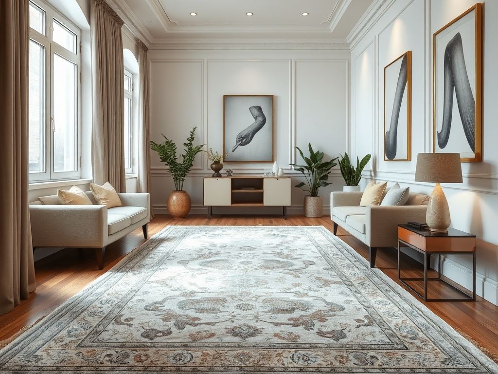 Jak dobrać rozmiar dywanu do wąskiego pokoju, by optycznie powiększyć i zachować harmonię wnętrza